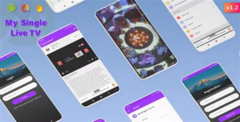 My Single Live TV Android App with Admin Panel (Android 11 supported)