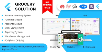 Namal – 5 in 1 Flutter Delivery Solution with POS for Single & Multiple Location Business Brand