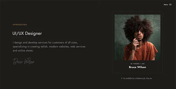 Resumo - Personal Portfolio Template