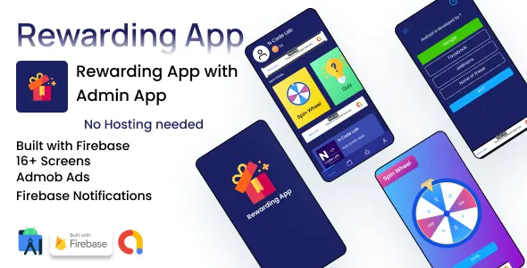 Rewarding App - Firebase Android App - Quiz App