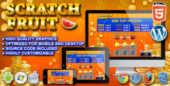Scratch Fruit - HTML5 Casino Game