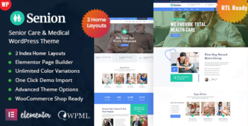 Senion - Senior Care WordPress Theme
