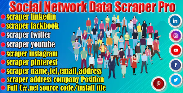 Social Network Data Scraper Pro