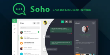 Soho - Chat and Discussion Platform HTML Template