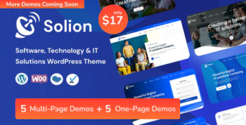 Solion - Technology & IT Solutions WordPress Theme
