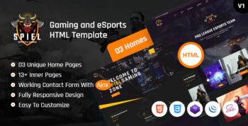 Spiel - Gaming and eSports HTML Template