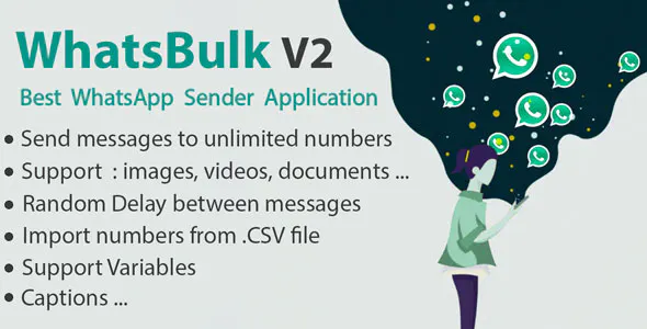 WhatsBulk - Whatsapp Bulk Messages Sender