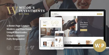Wizor's - Investments & Business Consulting Insurance WordPress Theme