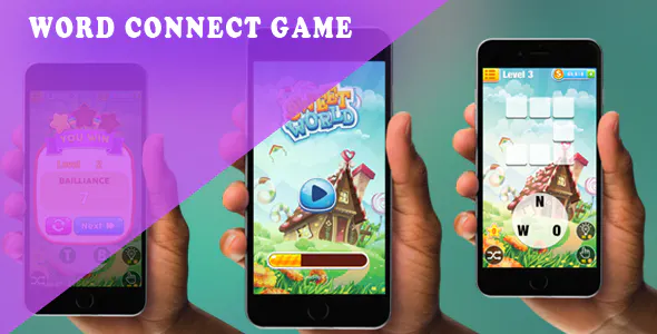 Word connect Brain puzzle game unity android & ios game