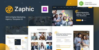 Zaphic - SEO & Digital Marketing Agency Elementor Template Kit