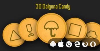 3D Dalgona Candy - Casual Mini Squid Game