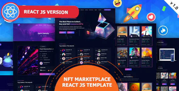 ArtSea - React Js NFT Marketplace Template
