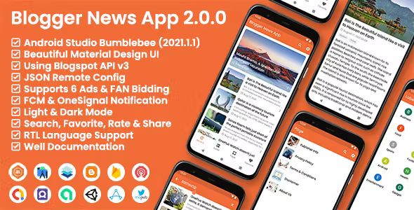 Blogger News App - Blogger API v3