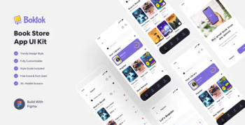 Boktok - Book Store App Figma UI Template