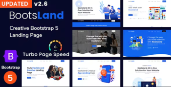 Bootsland - Creative Bootstrap5 Landing Page
