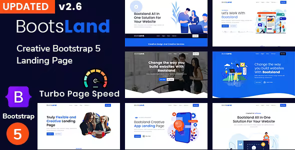 Bootsland - Creative Bootstrap5 Landing Page