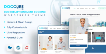 Doccure - Medical, Healthcare, Clinic, and Doctor Appointment Booking WordPress Theme