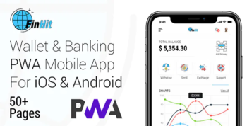 FinHit - Wallet & Banking PWA Mobile Application