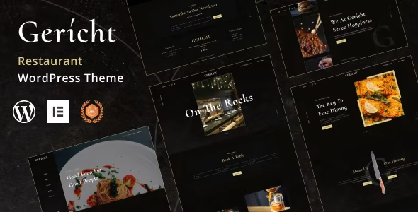 Gericht - Restaurant WordPress Theme