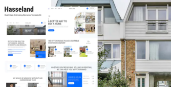 Hasseland - Real Estate Listing Elementor Template Kit