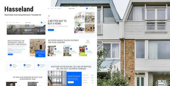 Hasseland - Real Estate Listing Elementor Template Kit