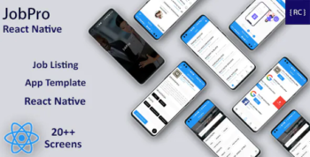 Job Listing App Template in React Native - JobPro