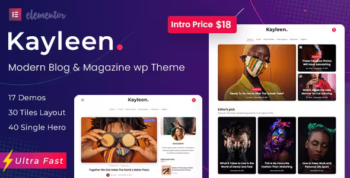 Kayleen - Blog & Magazine WordPress Theme