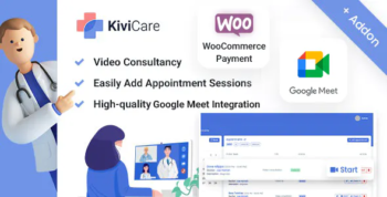 KiviCare(TM) - Google Meet Telemed And WooCommerce Payment Gateway (Add-on)