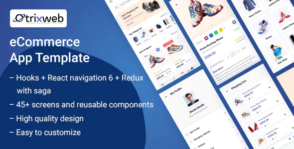 Otrixweb - React Native Ecommerce Template