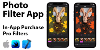 Photo Filter App - Full SwiftUI iOS Application - In-App Purchase