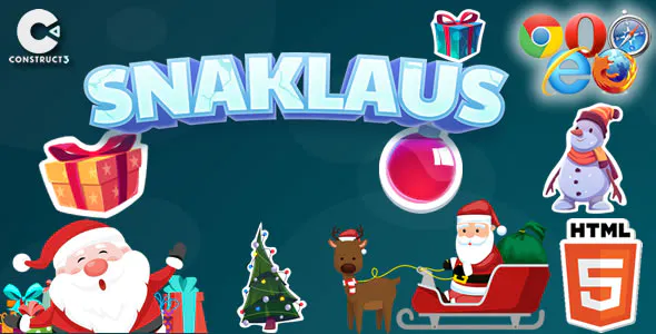 Snaklaus - HTML5 Game (Construct3)
