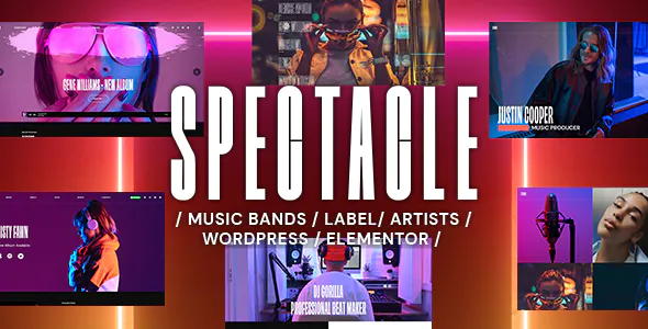 Spectacle - Music WordPress Theme