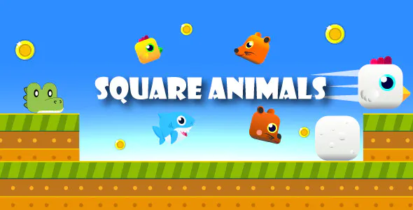 Square Animals - Unity Casual Complete Project for Android and iOS