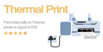 Thermal Print - Plugin for QR SaaS, and WhatsApp Food
