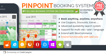 Pinpoint Booking System PRO - Book Everything with WordPress