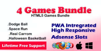 4Games Bundle - HTML5 PWA Game Portal Bundle