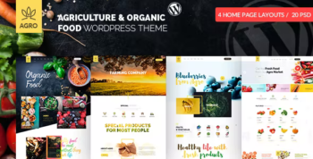 Agro - Organic Farm Agriculture WordPress Theme