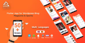 Akaar News - Flutter App for WordPress Blog, Magazine & Sports