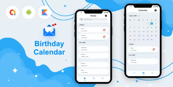Birthday Calendar Android App