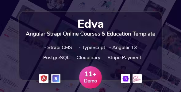 Edva - Premium Angular LMS Template