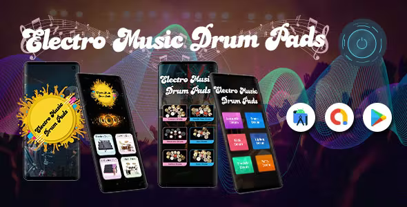 Electro Music Drum Pads - Real Drums Music Game - Drum Pad Machine - Beat Maker - Android Full App
