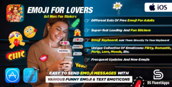 Emojis For Lover : Stickers & Emojis Keyboard - Full iOS Native Application