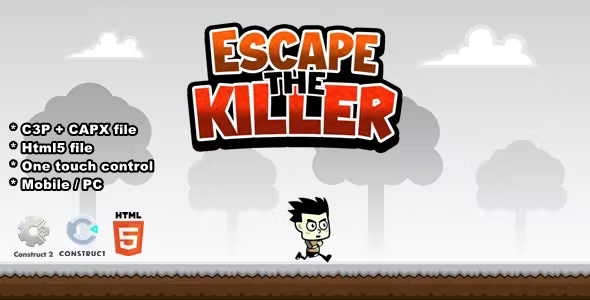 Escape the Killer - Construct 2/3 Game