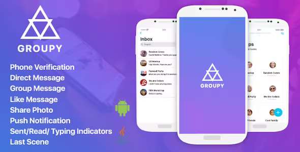 Groupy - Group Chat Messenger App like GroupMe