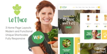 Lettuce - Organic Food & Eco Online Store Products WordPress Theme
