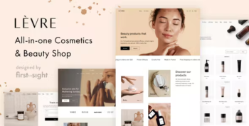 Levre - Cosmetics Beauty Shop Theme