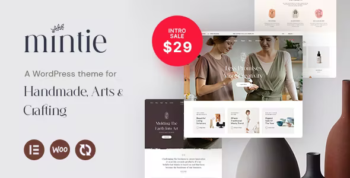 Mintie - Arts & Crafts WooCommerce Theme