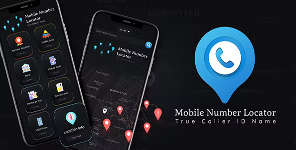 Mobile Number Locator - True Caller ID Name : Android App + Admob Integration