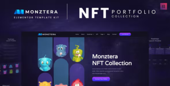 Monztera - NFT Portfolio Elementor Template Kit
