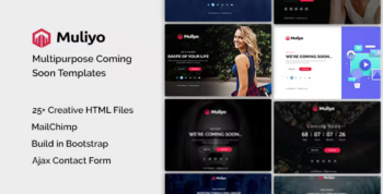 Muliyo - Multipurpose Coming Soon HTML Template